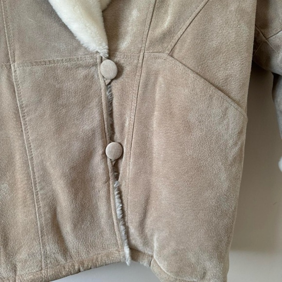 Vintage Suede + Faux Shearling Jacket - Picture 5 of 8
